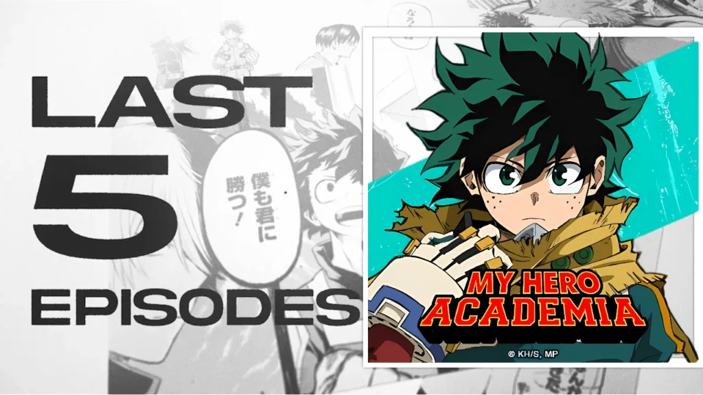 my hero academia manga ends on august 5